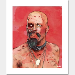 GG Allin (background) Posters and Art